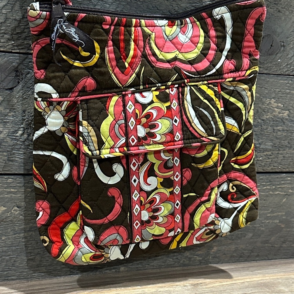 Vera Bradley Puccini Pattern Hipster Crossbody Bag Front Pocket Designer NWOT
